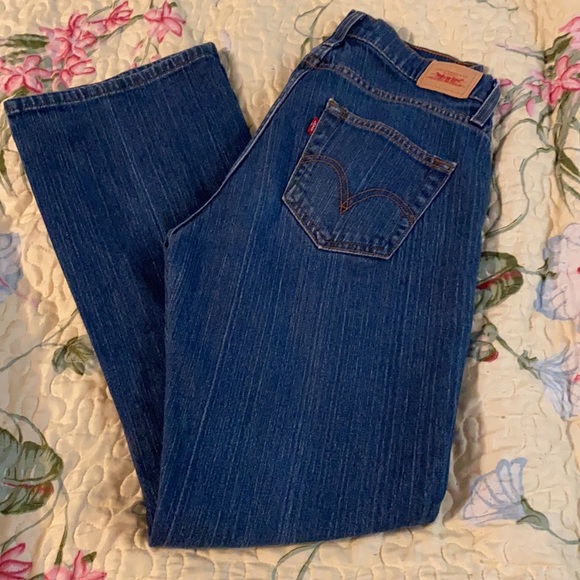 Levi’s curvy cut blue jeans size 10 EUC - Picture 2 of 4